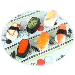 Serveware Creative Home 8 In. Diam. Round Tempered Glass Trivet With Flower Pattern 11 Serveware Creative Home 8 In. Diam. Round Tempered Glass Trivet With Flower Pattern -Home Accents shop flower pattern creative home cheese board sets 01059 1f 1000