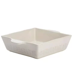 Bakeware Ayesha Curry Home Collection 8 In. X 8 In. French Vanilla Ceramic Square Baker