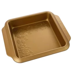 Bakeware Gibson Home Country Kitchen 8 In. Square Copper Embossed Carbon Steel Bake Pan 11 Bakeware Gibson Home Country Kitchen 8 In. Square Copper Embossed Carbon Steel Bake Pan -Home Accents shop gibson home baking sheets 985105993m 44 1000
