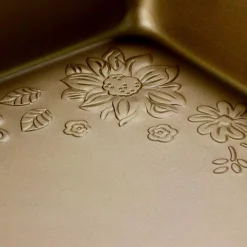 Bakeware Gibson Home Country Kitchen 8 In. Square Copper Embossed Carbon Steel Bake Pan 9 Bakeware Gibson Home Country Kitchen 8 In. Square Copper Embossed Carbon Steel Bake Pan -Home Accents shop gibson home baking sheets 985105993m 4f 1000