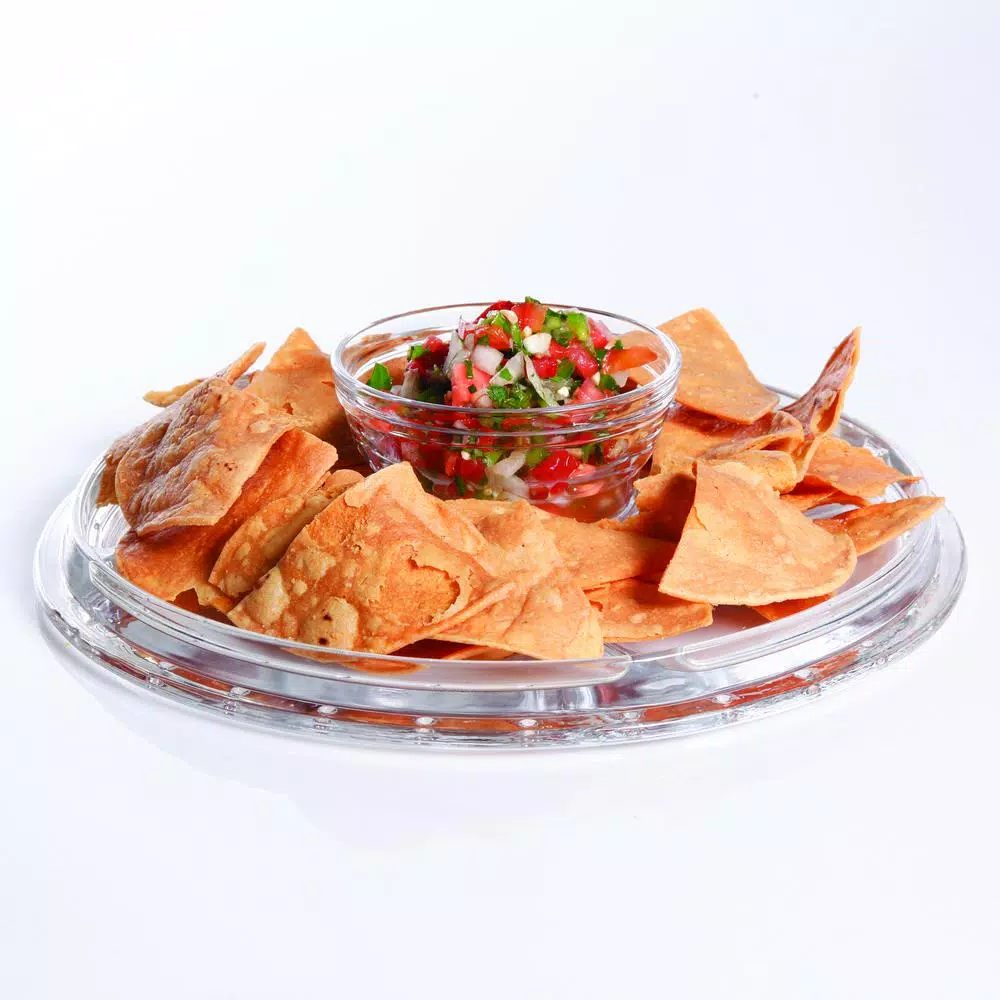 Serveware Gibson Home Great Foundations 2-Piece Multi-Functional Glass Cake Stand With Dome 7 Serveware Gibson Home Great Foundations 2-Piece Multi-Functional Glass Cake Stand With Dome - Image 5