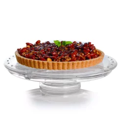 Serveware Gibson Home Great Foundations 1-Tier Clear Glass Cake Stand 14 Serveware Gibson Home Great Foundations 1-Tier Clear Glass Cake Stand -Home Accents shop gibson home cake stands tiered cake stands 985100643m 1f 1000