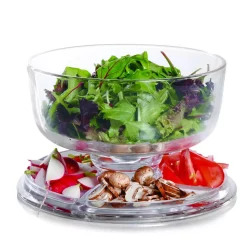 Serveware Gibson Home Great Foundations 1-Tier Clear Glass Cake Stand 13 Serveware Gibson Home Great Foundations 1-Tier Clear Glass Cake Stand -Home Accents shop gibson home cake stands tiered cake stands 985100643m 4f 1000