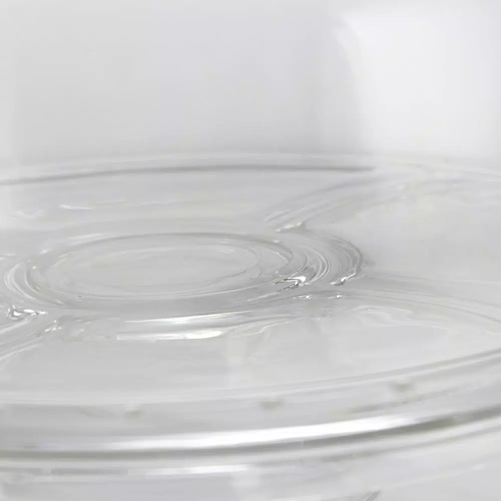 Serveware Gibson Home Great Foundations 1-Tier Clear Glass Cake Stand 5 Serveware Gibson Home Great Foundations 1-Tier Clear Glass Cake Stand - Image 3