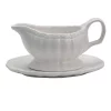 Serveware Gibson Home Caf Posh 15 Oz.White Color Gravy Boat With Saucer 2 Serveware Gibson Home Caf Posh 15 Oz.White Color Gravy Boat With Saucer -Home Accents shop gibson home condiment servers 985106430m 64 1000