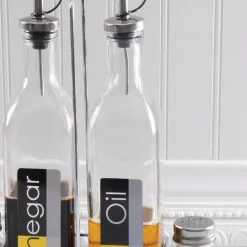 Serveware Gibson Home General Store 4-Piece Condiment Set With Wire Caddy -Home Accents shop gibson home condiment servers 98597252m 4f 1000