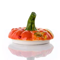 Countertop Storage Gibson Home Stoneware Pumpkin Cookie Jar In Orange With Lid -Home Accents shop gibson home cookie jars 985114251m 1f 1000