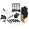 Cutlery Gibson Home Total Kitchen 41-Piece Combo Knife Set