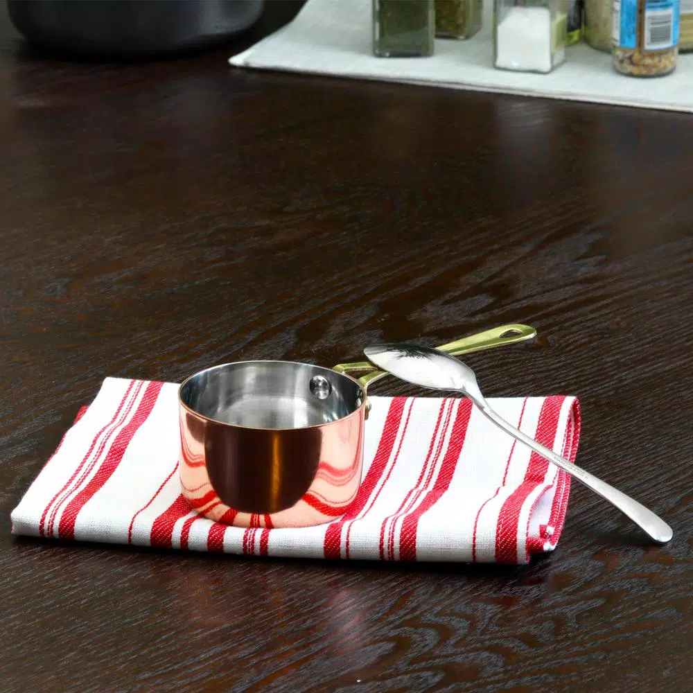 Cookware Gibson Home Rembrandt 1 Qt. Aluminum Sauce Pan In Copper 6 Cookware Gibson Home Rembrandt 1 Qt. Aluminum Sauce Pan In Copper - Image 4