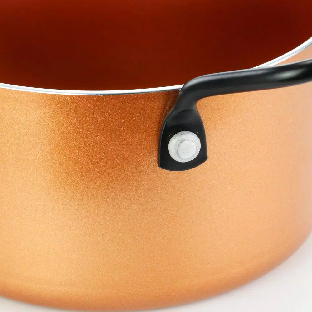 Cookware Gibson Home Cairo Sunset 1.4 Qt. Aluminum Dutch Oven In Copper 5 Cookware Gibson Home Cairo Sunset 1.4 Qt. Aluminum Dutch Oven In Copper - Image 3