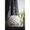 Candle Holders A & B Home Open Coral Gloss White Ceramic Candle Holder -Home Accents shop gloss white a b home candle holders jc0099 whit 64 1000
