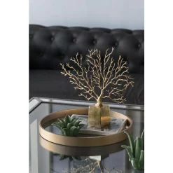 Sculptures A & B Home Gold Tree Irregular Decor Accent