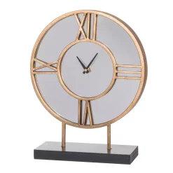 Table Clocks A & B Home Kenzo Table Clock – Gold, Black, White