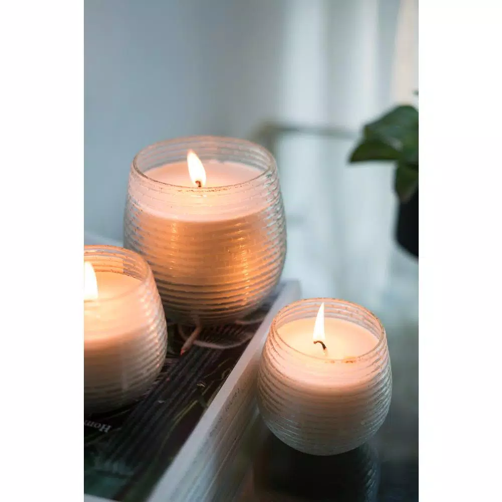 Candles A & B Home 3.5 In. Dia. Gold Foil Earl Grey Scented Soy Wax Candle 4 Candles A & B Home 3.5 In. Dia. Gold Foil Earl Grey Scented Soy Wax Candle - Image 2