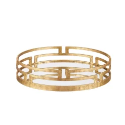 Decorative Trays Home Decorators Collection Home Decorators Collection Gold Metal Decorative Round Mirror Tray