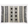 Throw Blankets LR Home Symmetry Gray Geometric Cotton Throw Blanket -Home Accents shop gray lr home throw blankets throw80168mlt4250 64 1000
