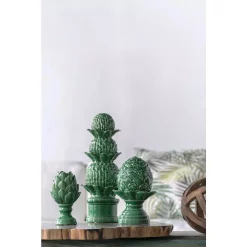 Sculptures A & B Home Vintage Green Helsa Stacked Artichokes Irregular Decor Accent