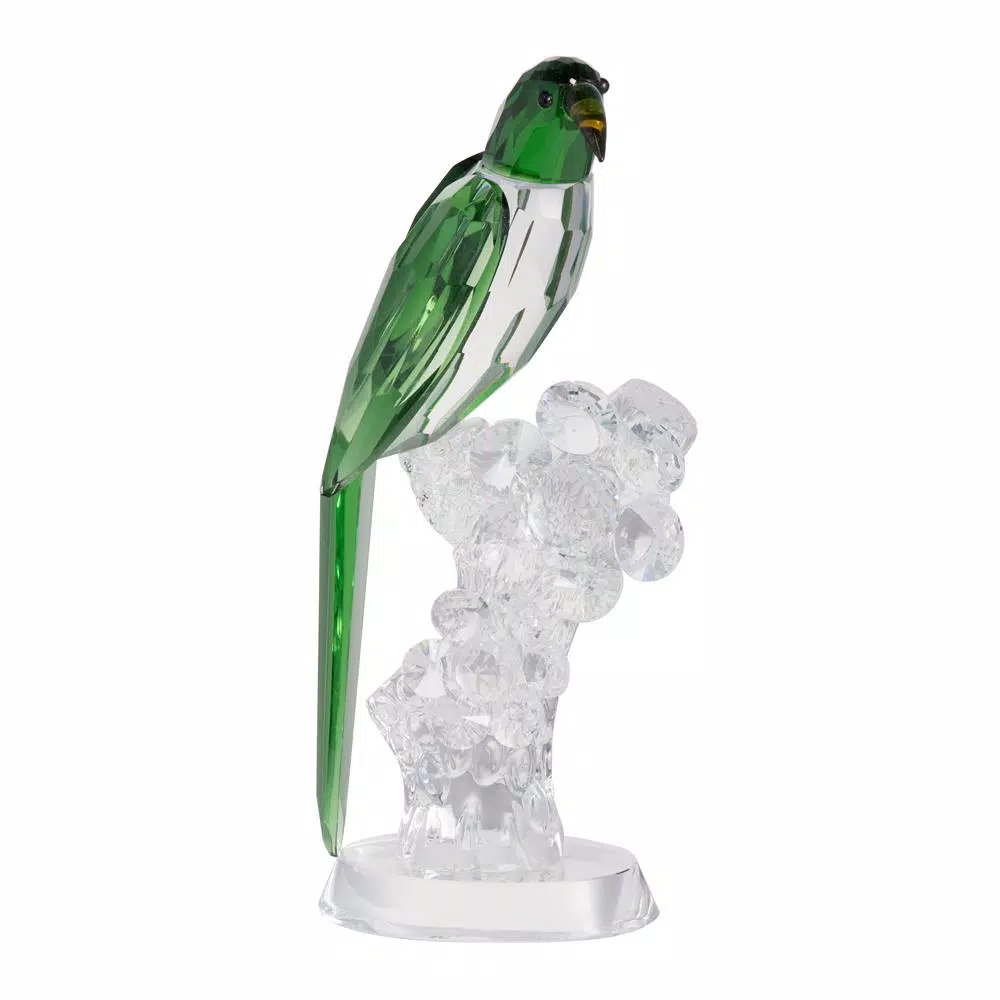 Sculptures A & B Home Green/White Parrot Elegance Irregular Decor Accent 4 Sculptures A & B Home Green/White Parrot Elegance Irregular Decor Accent - Image 2