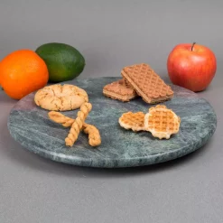 Serveware Creative Home Green Marble 12 In. Dia Round Board -Home Accents shop green creative home cheese board sets 74723 31 1000