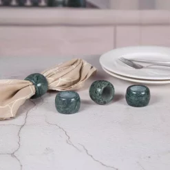 Countertop Storage Creative Home Natural Green Marble Napkin Ring Holder Set For Fine Dinning, Wedding, Ceremony, Party Gathering (Set Of 4-Pieces) 11 Countertop Storage Creative Home Natural Green Marble Napkin Ring Holder Set For Fine Dinning, Wedding, Ceremony, Party Gathering (Set Of 4-Pieces) -Home Accents shop green creative home napkin holders 33139 1f 1000
