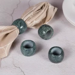 Countertop Storage Creative Home Natural Green Marble Napkin Ring Holder Set For Fine Dinning, Wedding, Ceremony, Party Gathering (Set Of 4-Pieces) 12 Countertop Storage Creative Home Natural Green Marble Napkin Ring Holder Set For Fine Dinning, Wedding, Ceremony, Party Gathering (Set Of 4-Pieces) -Home Accents shop green creative home napkin holders 33139 44 1000