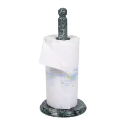 Countertop Storage Creative Home Natural Green Marble 5.5 In. Dia. X 12.5 In. H Paper Towel Holder Kitchen Towel Dispenser -Home Accents shop green polish creative home paper towel holders 74024 31 1000