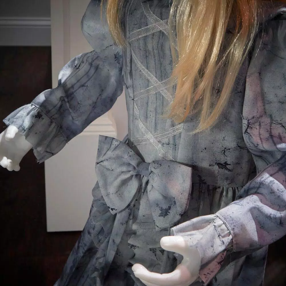 Outdoor Halloween Decorations Home Accents Holiday 3 Ft. Animated LED Doll 7 Outdoor Halloween Decorations Home Accents Holiday 3 Ft. Animated LED Doll - Image 5