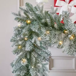 Christmas Greenery Home Accents Holiday 9 Ft Starry Light Battery Operated Flocked Frasier Fir LED Pre-Lit Garland With Timer 14 Christmas Greenery Home Accents Holiday 9 Ft Starry Light Battery Operated Flocked Frasier Fir LED Pre-Lit Garland With Timer -Home Accents shop home accents holiday christmas garland 2560130hd 1 66 1000