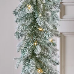 Christmas Greenery Home Accents Holiday 9 Ft Starry Light Battery Operated Flocked Frasier Fir LED Pre-Lit Garland With Timer 15 Christmas Greenery Home Accents Holiday 9 Ft Starry Light Battery Operated Flocked Frasier Fir LED Pre-Lit Garland With Timer -Home Accents shop home accents holiday christmas garland 2560130hd 1 77 1000