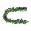 Christmas Greenery Home Accents Holiday 9 Ft. Royal Grand Spruce Artificial Garland With Cool White And Multi Lights