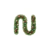 Christmas Greenery Home Accents Holiday 9 Ft. Fantasleigh Battery Operated Pre-Lit LED Artificial Christmas Garland -Home Accents shop home accents holiday christmas garland chzh1762030h2 64 1000
