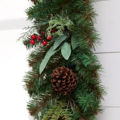 Christmas Greenery Home Accents Holiday 17 Ft. Woodmoore Unlit Artificial Christmas Garland 11 Christmas Greenery Home Accents Holiday 17 Ft. Woodmoore Unlit Artificial Christmas Garland -Home Accents shop home accents holiday christmas garland chzh3811602th9 1d 1000
