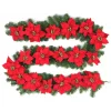Christmas Greenery Home Accents Holiday 9 Ft. Berry Bliss Battery Operated Pre-Lit LED Artificial Christmas Garland With Poinsettia 1 Christmas Greenery Home Accents Holiday 9 Ft. Berry Bliss Battery Operated Pre-Lit LED Artificial Christmas Garland With Poinsettia -Home Accents shop home accents holiday christmas garland chzh3812096h2 64 1000