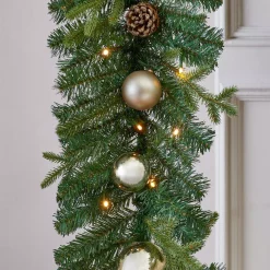 Christmas Greenery Home Accents Holiday 9 Ft. St. Germain Battery Operated Pre-Lit LED Artificial Christmas Garland 7 Christmas Greenery Home Accents Holiday 9 Ft. St. Germain Battery Operated Pre-Lit LED Artificial Christmas Garland -Home Accents shop home accents holiday christmas garland chzh7302018h2 40 1000