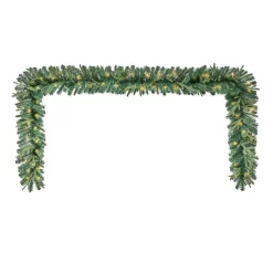 Christmas Greenery Home Accents Holiday 12 Ft. Elegant Battery Operated Noble Fir LED Pre-Lit Christmas Garland With Timer And 70-Micro Dot Light -Home Accents shop home accents holiday christmas garland seyi710009t42 77 1000