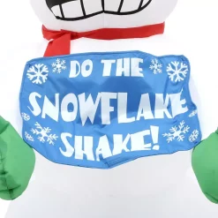 Outdoor Christmas Decorations Home Accents Holiday 6 Ft. Pre-Lit Life Size Airblown Inflatable Shivering Snowman -Home Accents shop home accents holiday christmas inflatables 114382 1d 1000