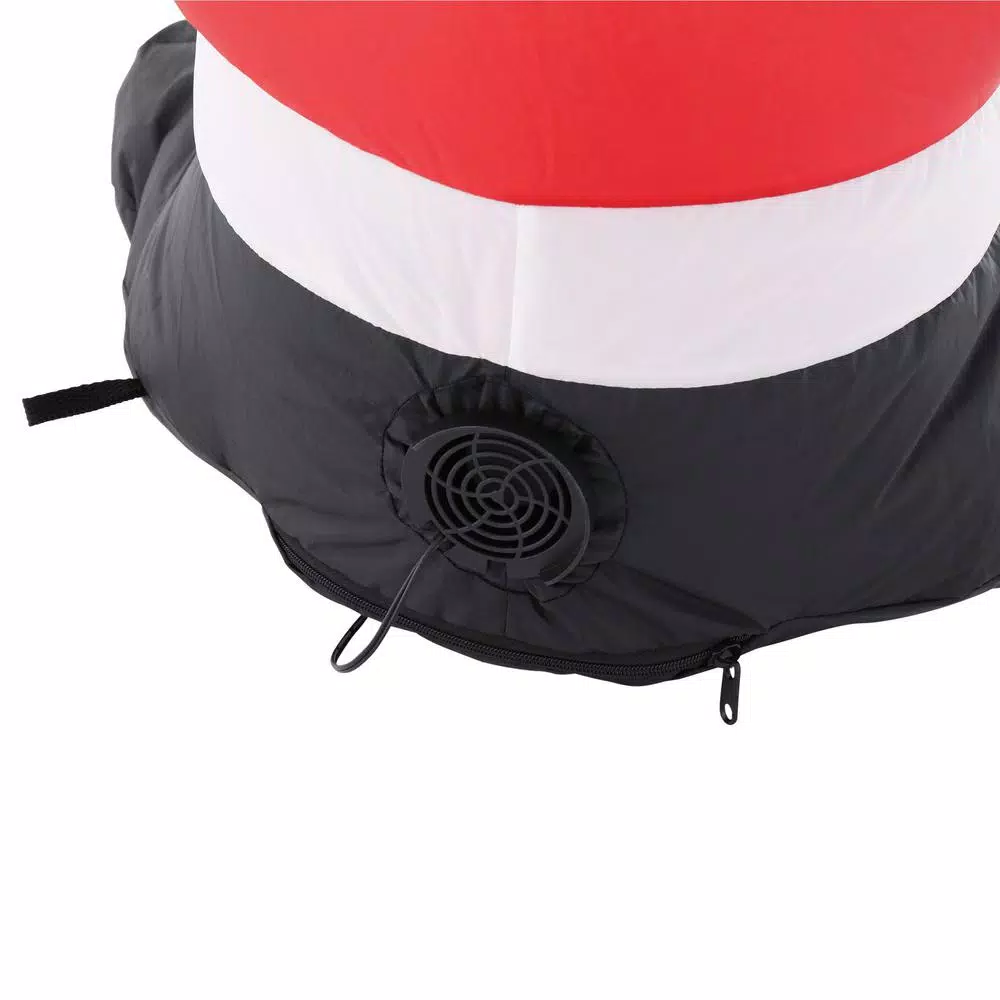 Outdoor Christmas Decorations Home Accents Holiday 3.5 Ft. Pre-Lit Airblown Inflatable Santa 10 Outdoor Christmas Decorations Home Accents Holiday 3.5 Ft. Pre-Lit Airblown Inflatable Santa - Image 8