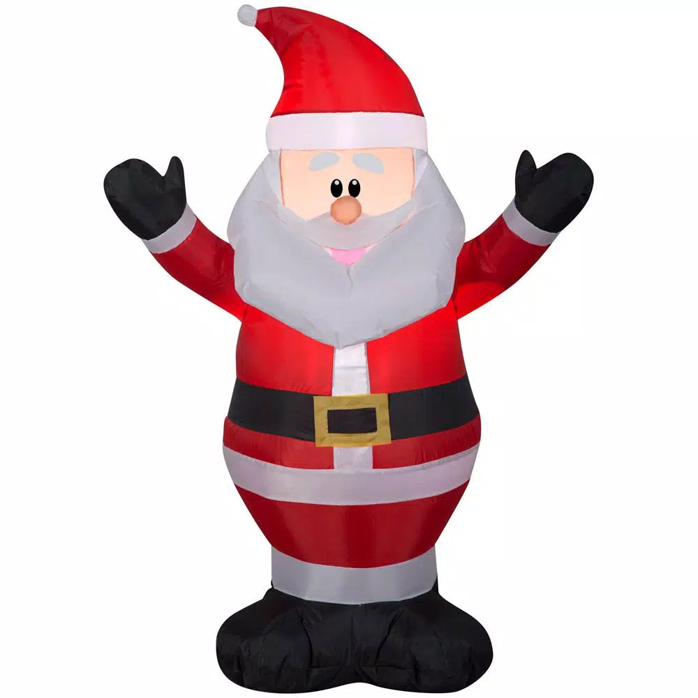 Outdoor Christmas Decorations Home Accents Holiday 3.5 Ft. Pre-Lit Airblown Inflatable Santa 3 Outdoor Christmas Decorations Home Accents Holiday 3.5 Ft. Pre-Lit Airblown Inflatable Santa
