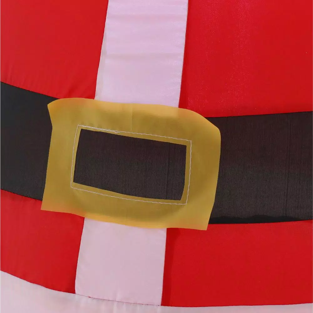 Outdoor Christmas Decorations Home Accents Holiday 3.5 Ft. Pre-Lit Airblown Inflatable Santa 6 Outdoor Christmas Decorations Home Accents Holiday 3.5 Ft. Pre-Lit Airblown Inflatable Santa - Image 4