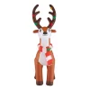Outdoor Christmas Decorations Home Accents Holiday 6 Ft. Inflatable Reindeer -Home Accents shop home accents holiday christmas inflatables 117021 64 1000