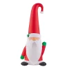 Outdoor Christmas Decorations Home Accents Holiday 5 Ft. Inflatable Fuzzy Plush Gnome With Curved Hat -Home Accents shop home accents holiday christmas inflatables 117111 64 1000