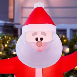 Outdoor Christmas Decorations Home Accents Holiday 3.5 Ft. Inflatable Santa -Home Accents shop home accents holiday christmas inflatables 117569 a0 1000