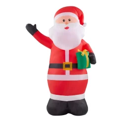 Outdoor Christmas Decorations Home Accents Holiday 6.5 Ft. Inflatable Santa