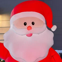 Outdoor Christmas Decorations Home Accents Holiday 6.5 Ft. Inflatable Santa -Home Accents shop home accents holiday christmas inflatables 117581 a0 1000