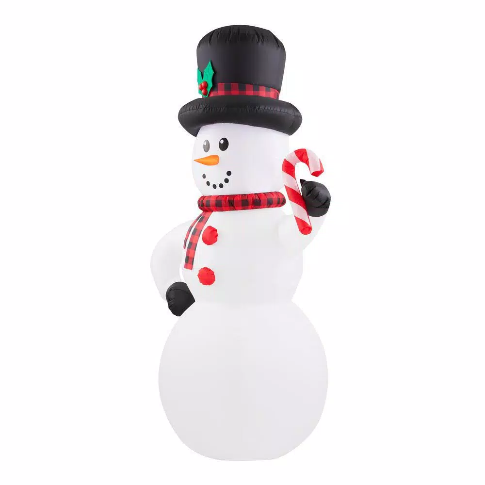 Outdoor Christmas Decorations Home Accents Holiday 6.5 Ft. Inflatable Snowman 5 Outdoor Christmas Decorations Home Accents Holiday 6.5 Ft. Inflatable Snowman - Image 3