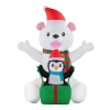 Outdoor Christmas Decorations Home Accents Holiday 4 Ft. Inflatable Bear With Penguin Scene 1 Outdoor Christmas Decorations Home Accents Holiday 4 Ft. Inflatable Bear With Penguin Scene -Home Accents shop home accents holiday christmas inflatables 117594 64 1000
