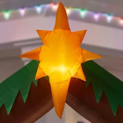 Outdoor Christmas Decorations Home Accents Holiday 6.5 Ft. LED Inflatable Nativity Scene -Home Accents shop home accents holiday christmas inflatables 117598 1d 1000