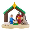 Outdoor Christmas Decorations Home Accents Holiday 6.5 Ft. LED Inflatable Nativity Scene -Home Accents shop home accents holiday christmas inflatables 117598 64 1000
