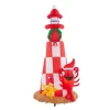 Outdoor Christmas Decorations Home Accents Holiday 7.5 Ft. Inflatable Lighthouse Scene -Home Accents shop home accents holiday christmas inflatables 118009 64 1000