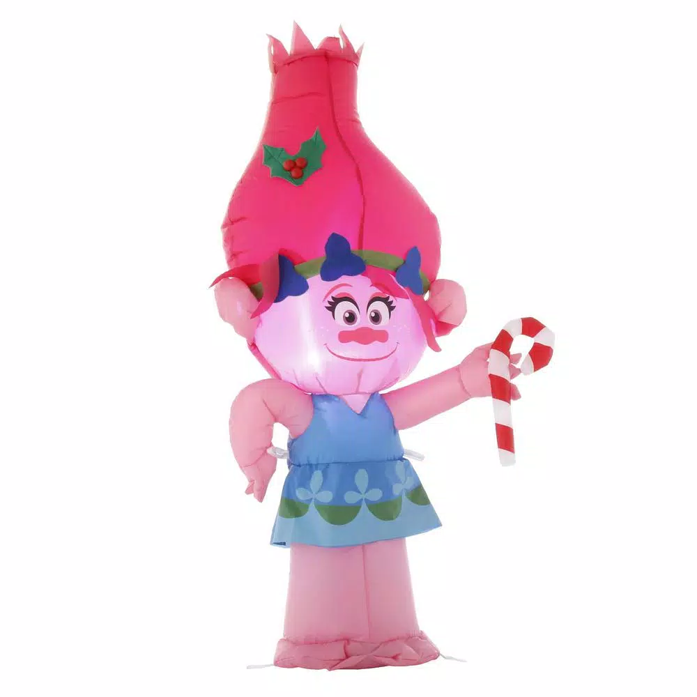 Outdoor Christmas Decorations Home Accents Holiday 21.65 In. W X 12.99 In. D X 42.13 In. H Lighted Inflatable Poppy With Candy Cane 10 Outdoor Christmas Decorations Home Accents Holiday 21.65 In. W X 12.99 In. D X 42.13 In. H Lighted Inflatable Poppy With Candy Cane - Image 8